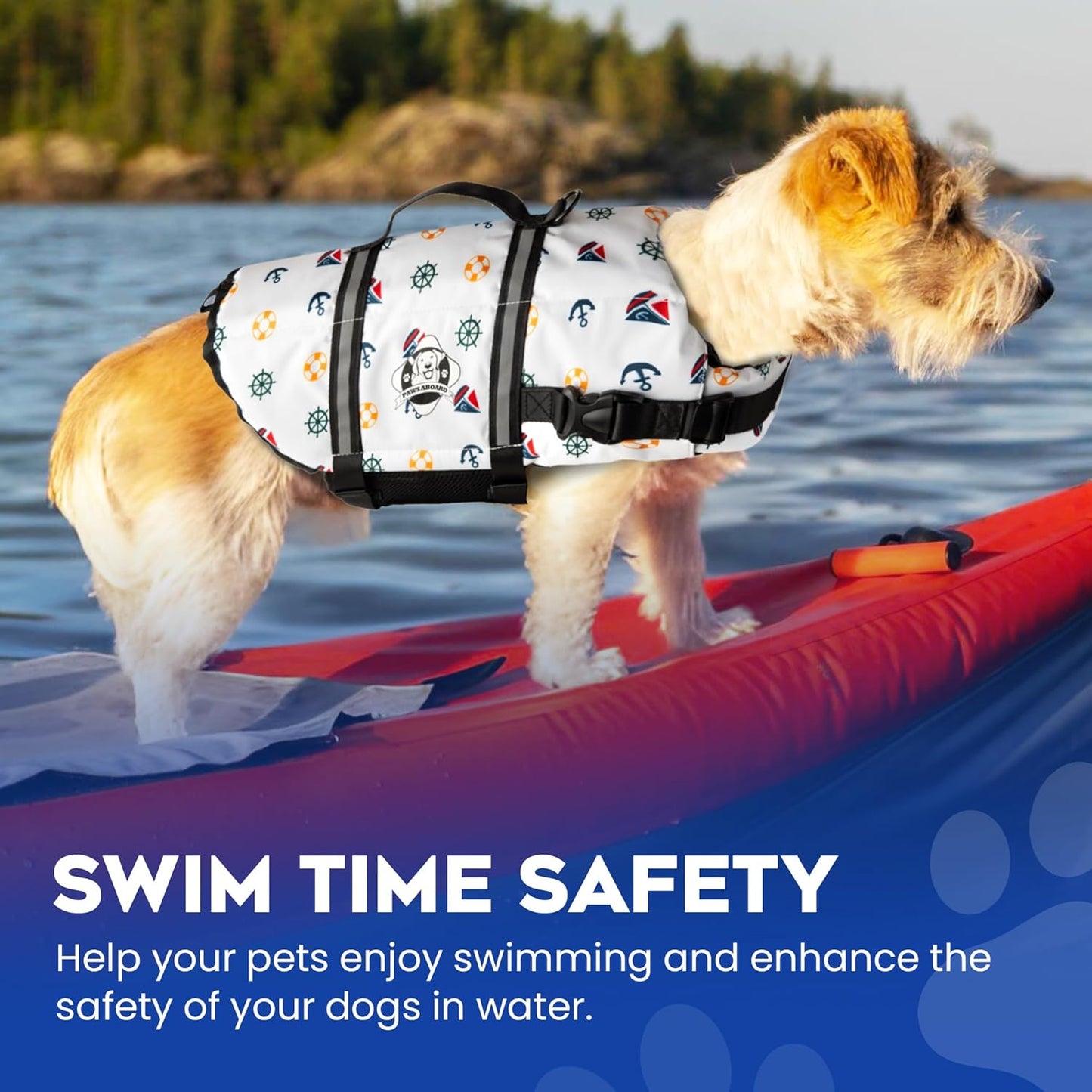 Nautical Dog Life Jacket