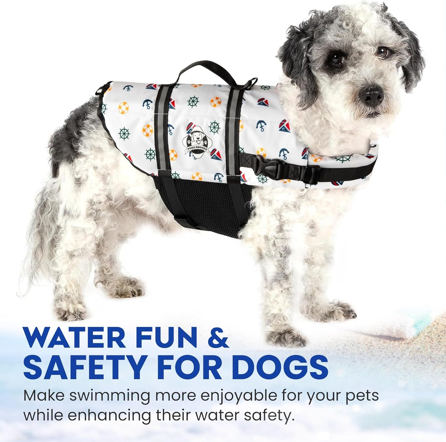 Nautical Dog Life Jacket