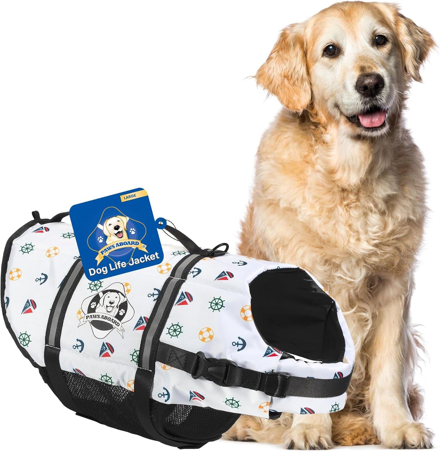 Nautical Dog Life Jacket
